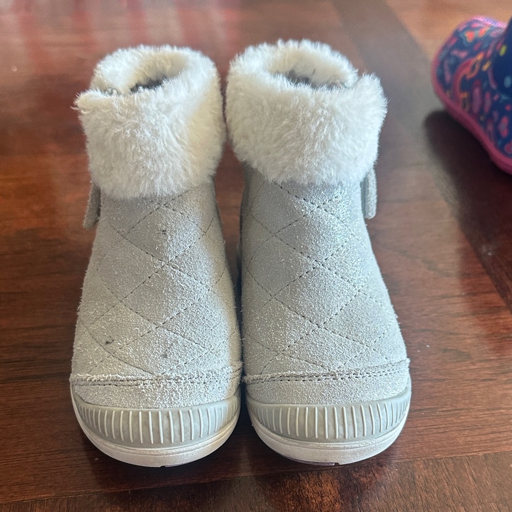 Stride Rite Chloe Gray Kids Boots